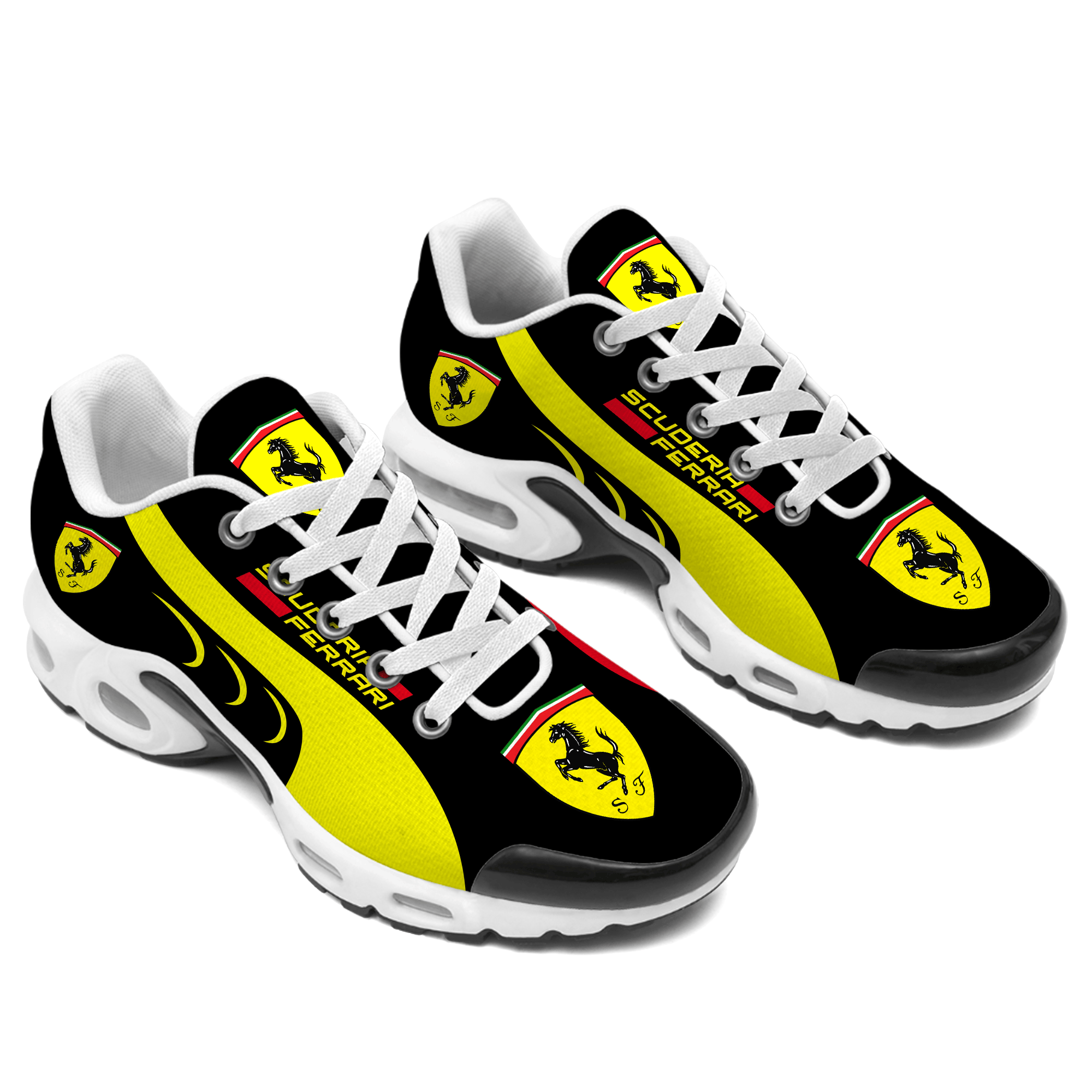Scuderia Ferrari Motor Sport Team Air Cushion Yellow Sneaker