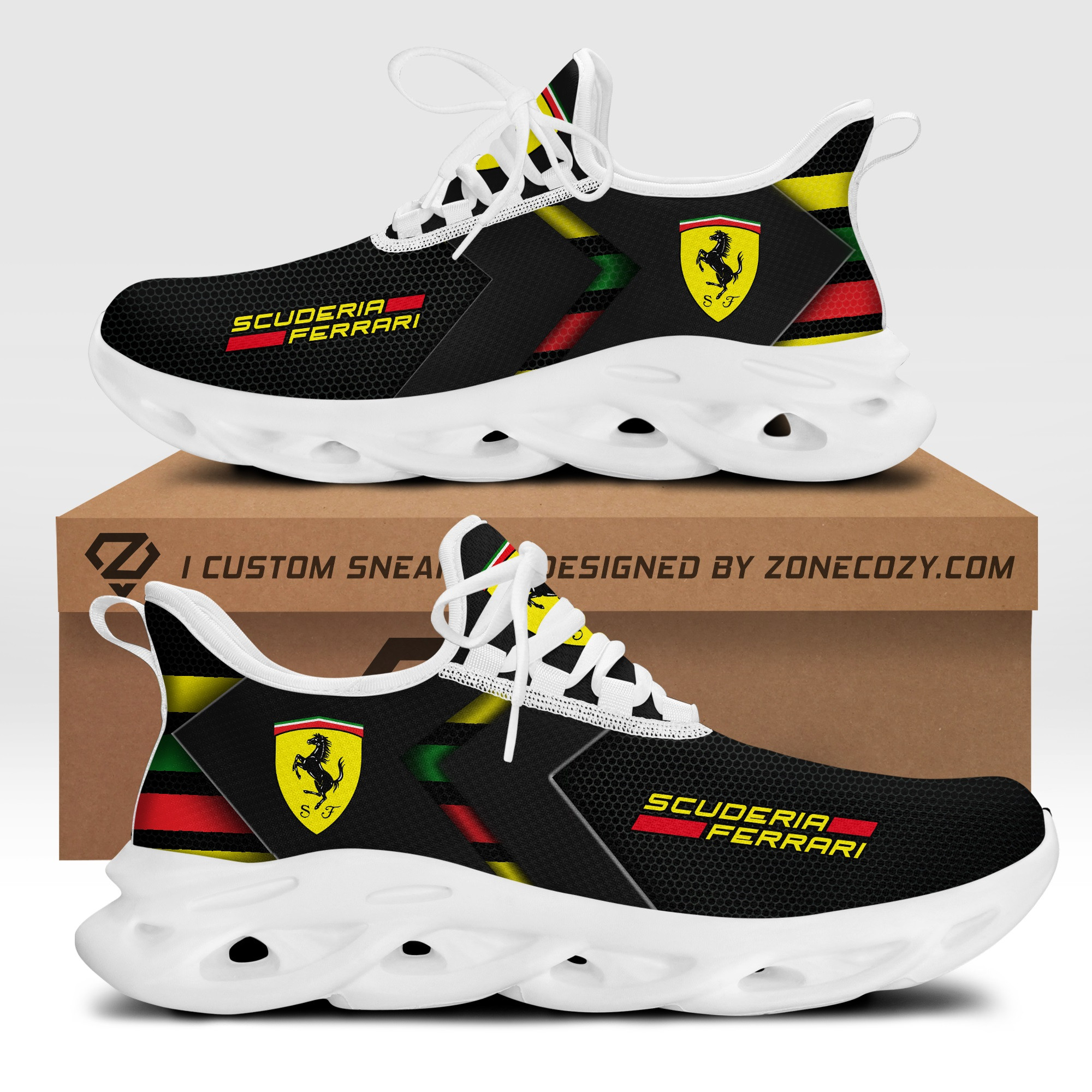 Scuderia Ferrari Q2 Chunky Custom Sneaker