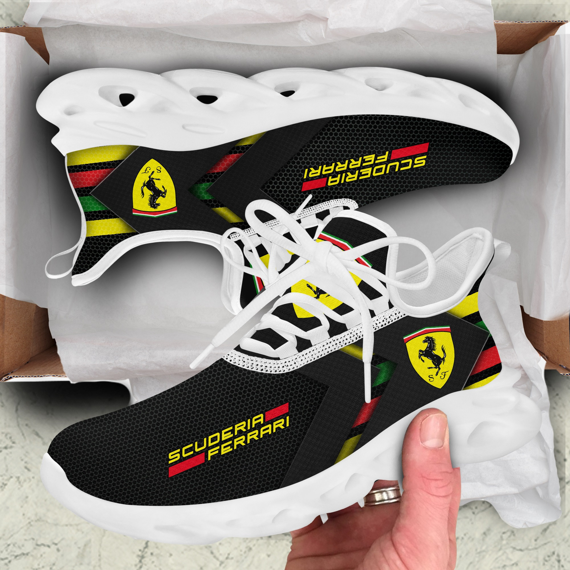 Scuderia Ferrari Q2 Chunky Custom Sneaker