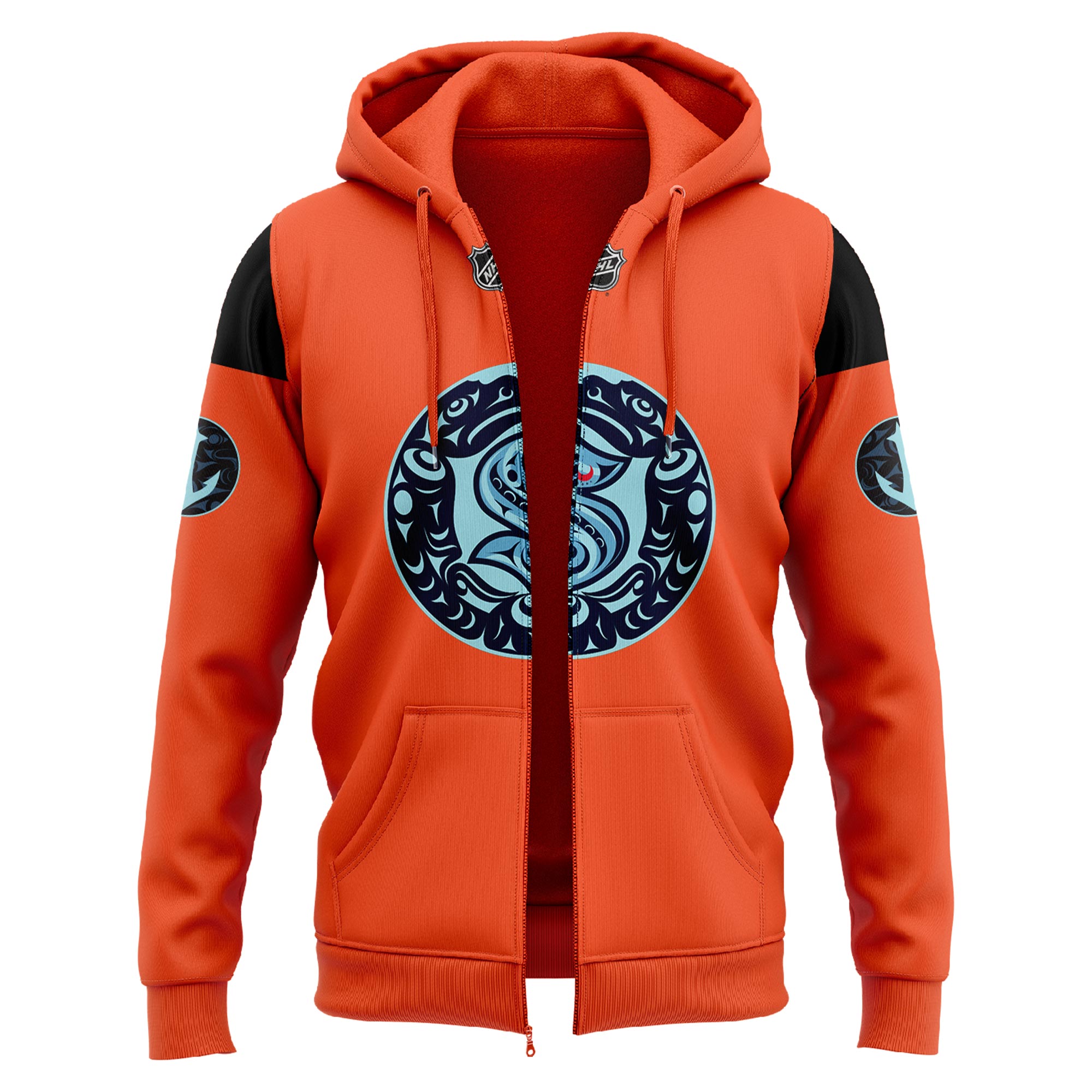 Seattle Kraken Indigenous Peoples Night Zip Hoodie