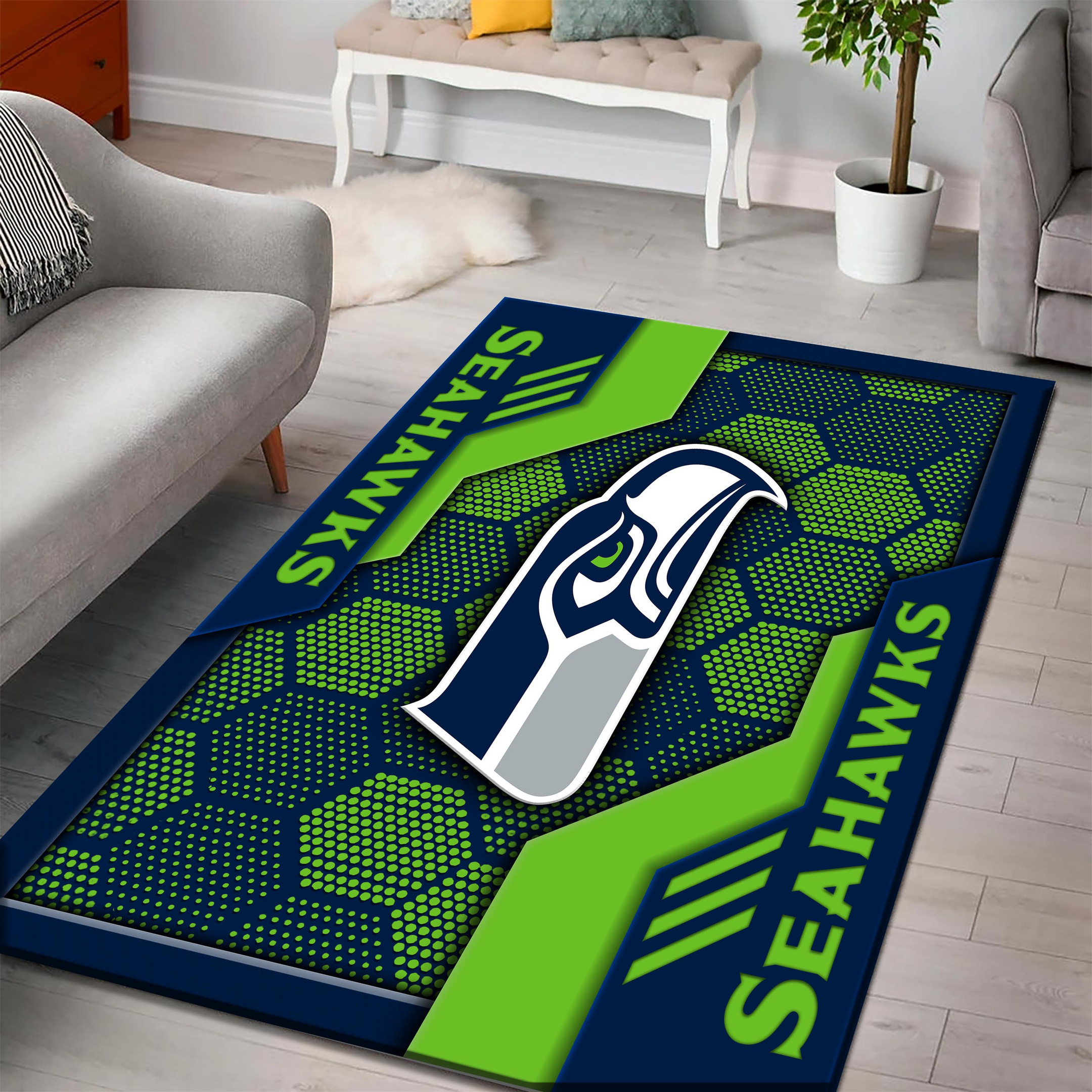 Seattle Seahawks Area Rugs 3108