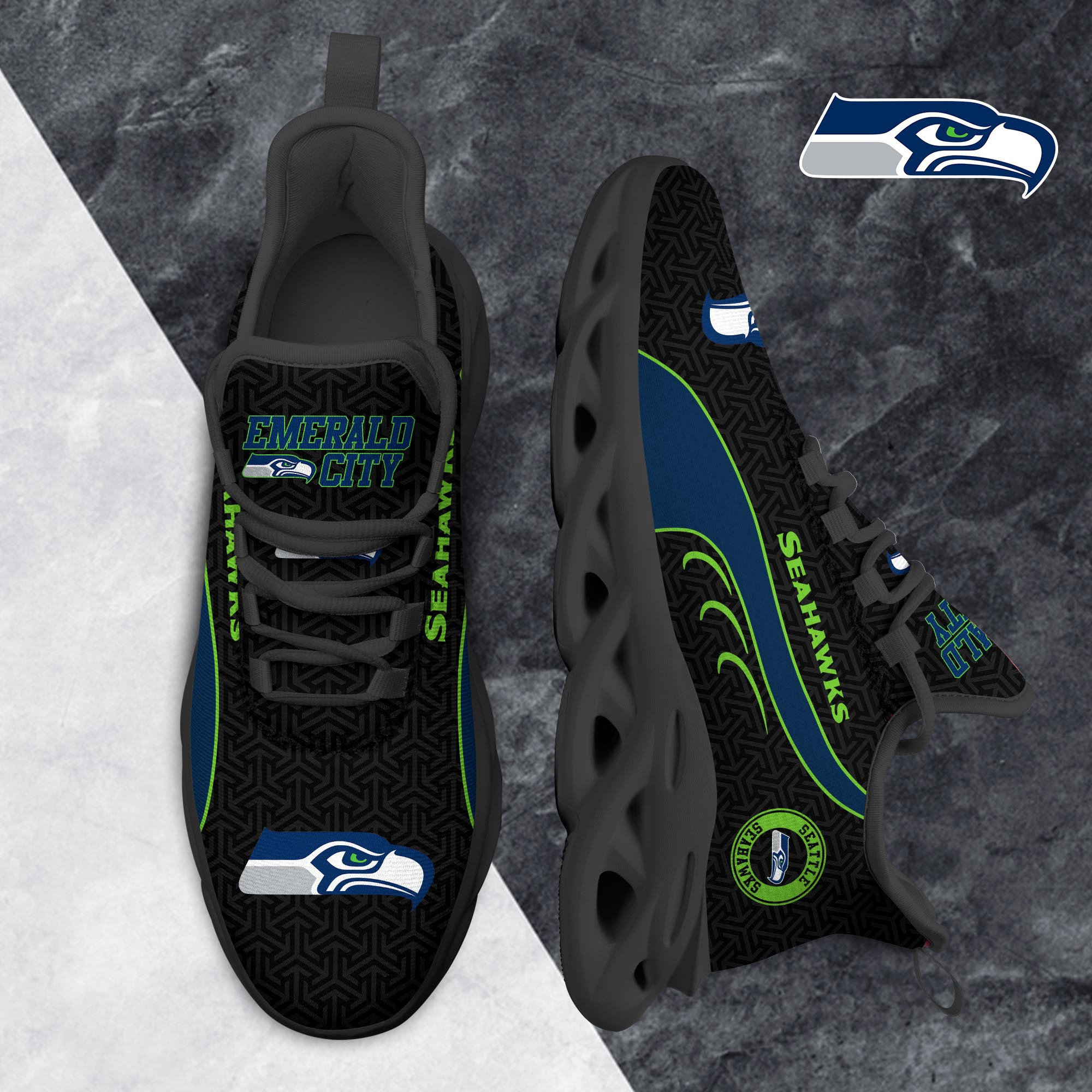Seattle Seahawks Clunky Shoes T-42107