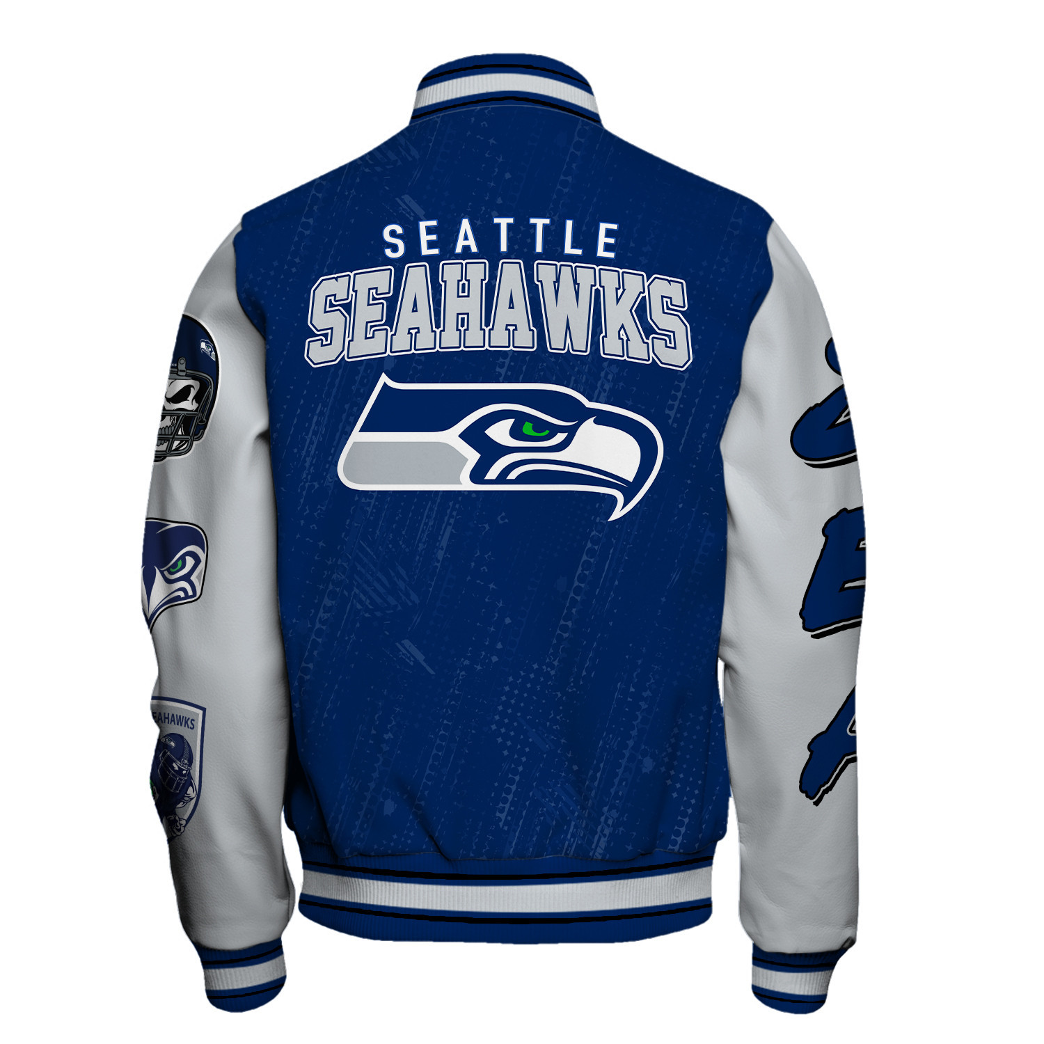 Seattle Seahawks National Football League Conquer Every Field Unisex Varsity Jacket