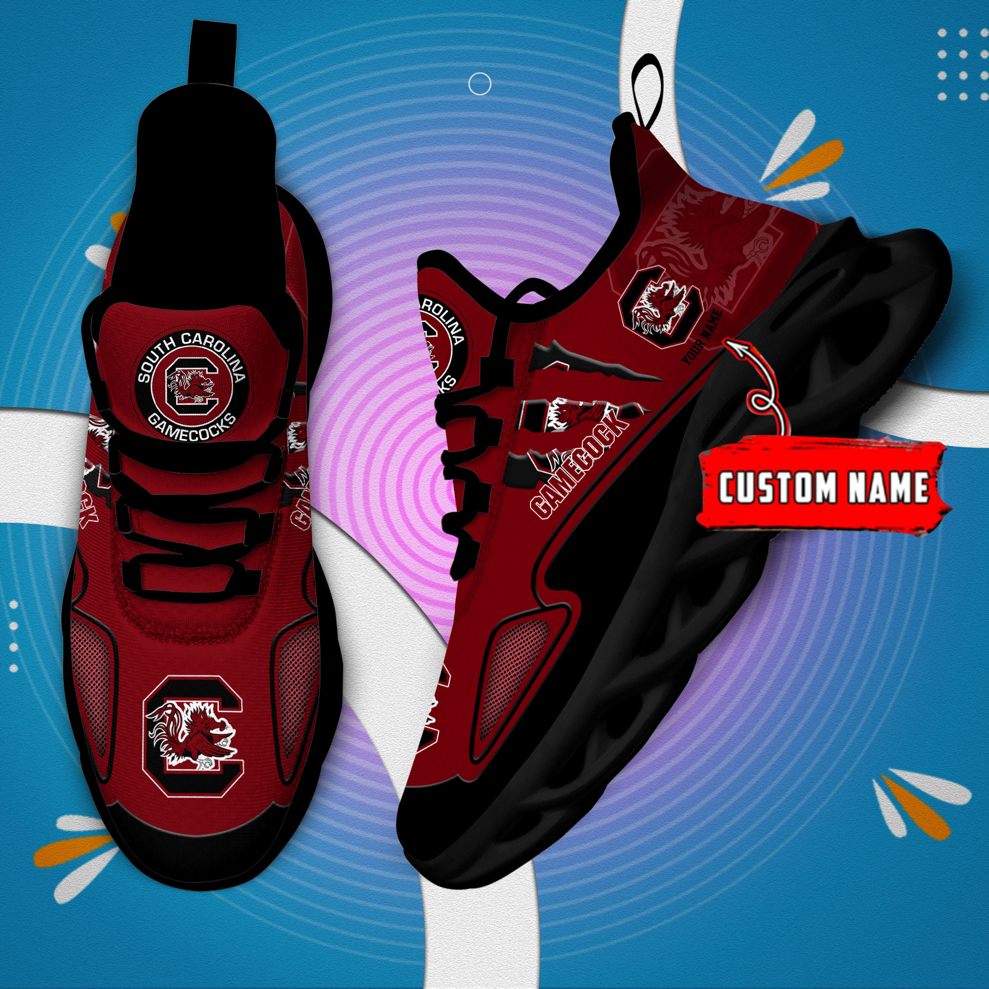 South Carolina Gamecocks Max Soul Shoes