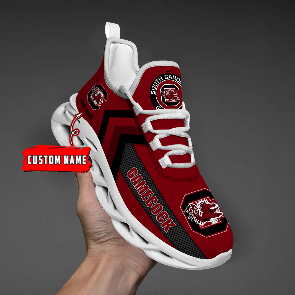 South Carolina Gamecocks Personalized Custom Name Max Soul Shoes DS003