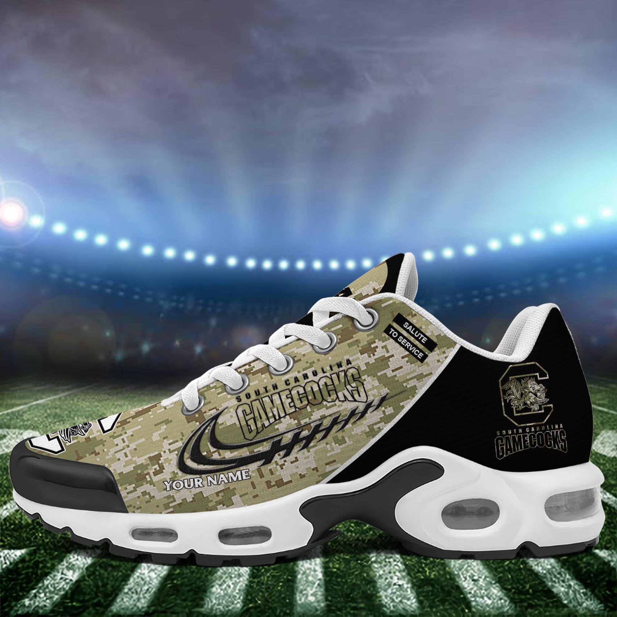 South Carolina Gamecocks TN Shoes 2026 Version Custom Name, Camouflage Shoes, Gifts For Football Lovers