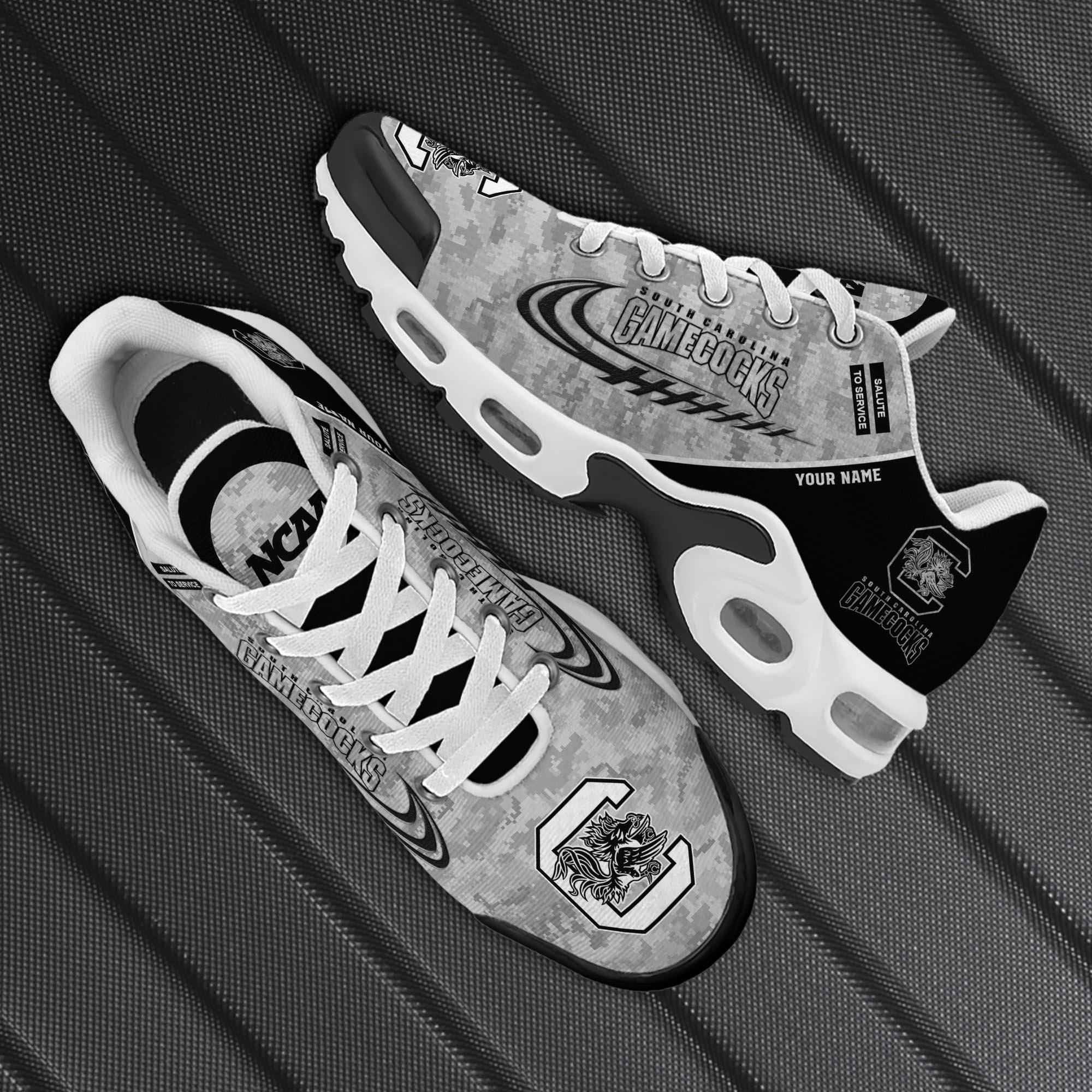 South Carolina Gamecocks TN Shoes 2026 Version Custom Name, Camouflage Shoes PH585