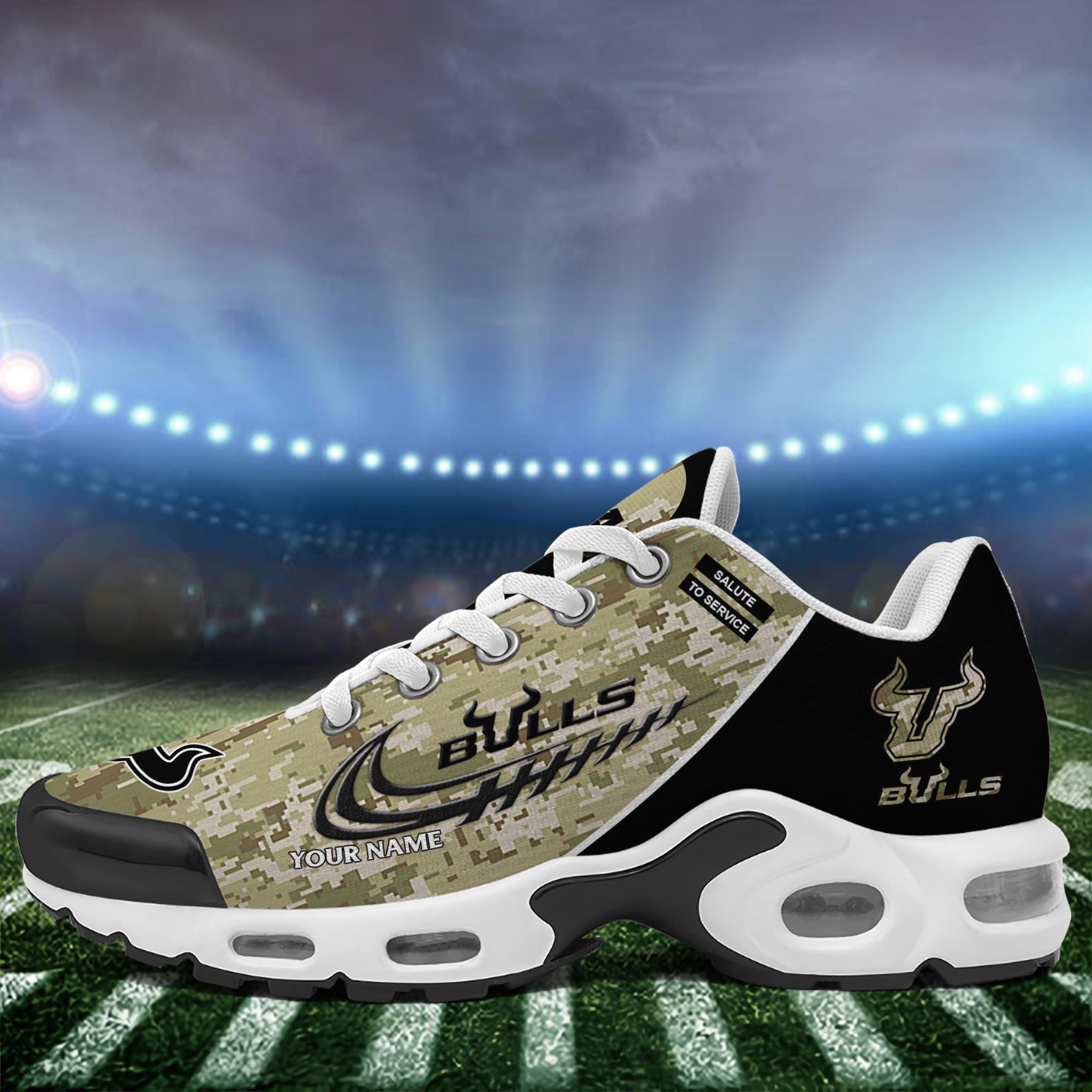 South Florida Bulls TN Shoes 2026 Version Custom Name, Camouflage Shoes, Gifts For Football Lovers PH636
