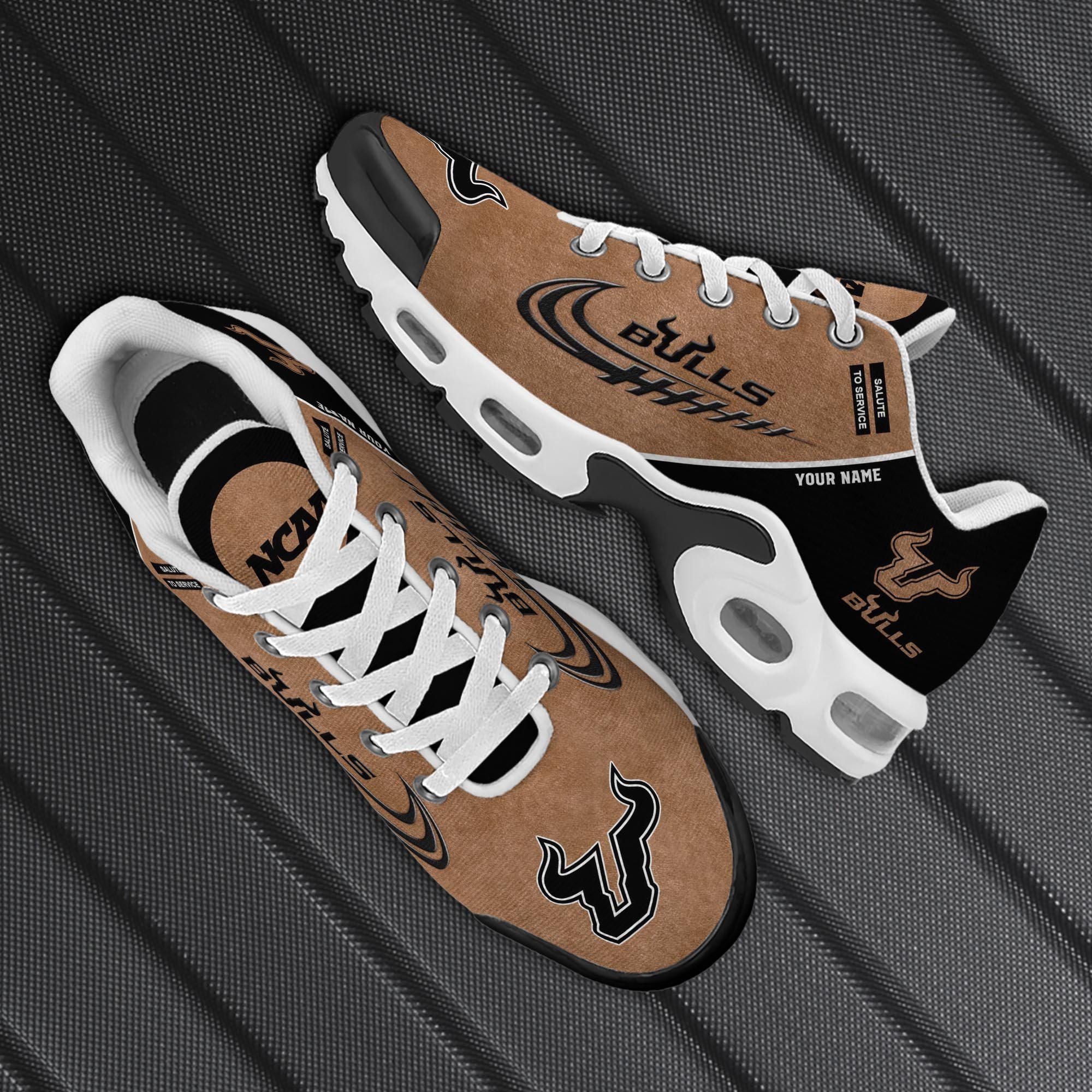 South Florida Bulls TN Shoes 2026 Version Custom Name, Shoes For Football Fans, Fan Gifts PH637