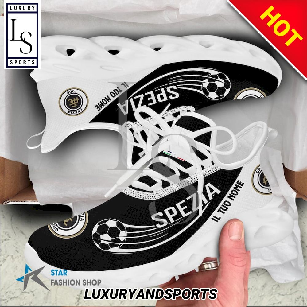 Spezia Calcio Serie A Custom Name Max Soul Shoes
