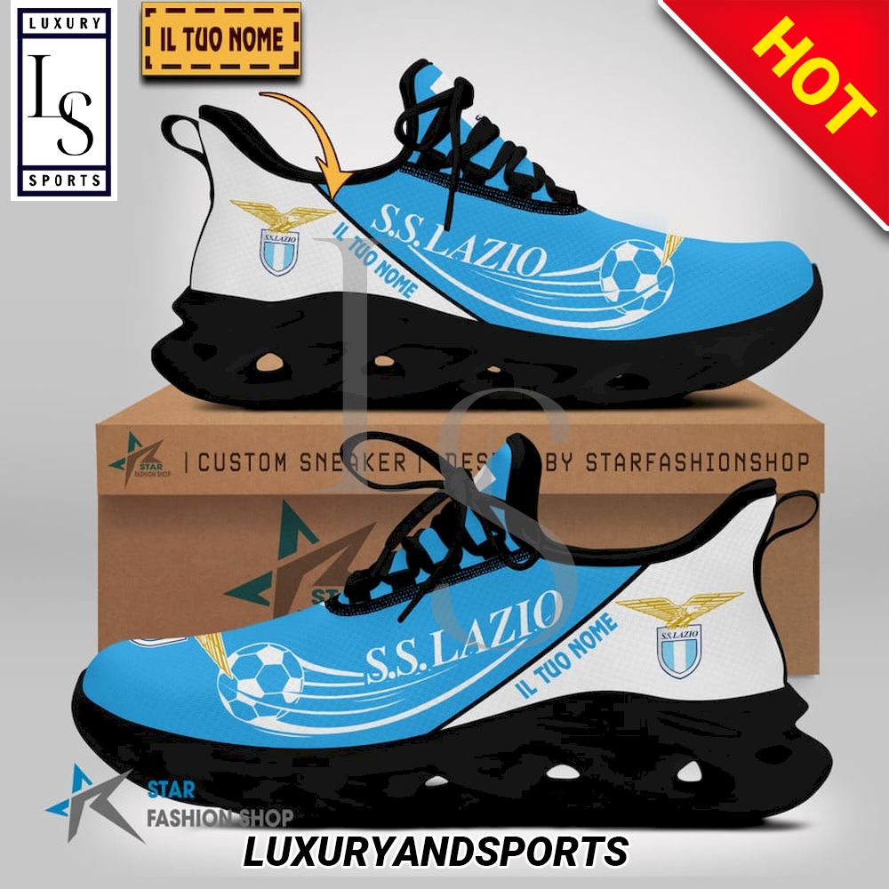 SS Lazio Serie A Custom Name Max Soul Shoes