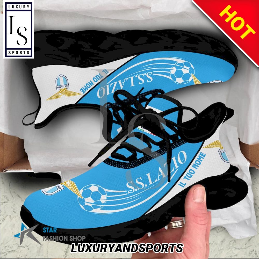 SS Lazio Serie A Custom Name Max Soul Shoes
