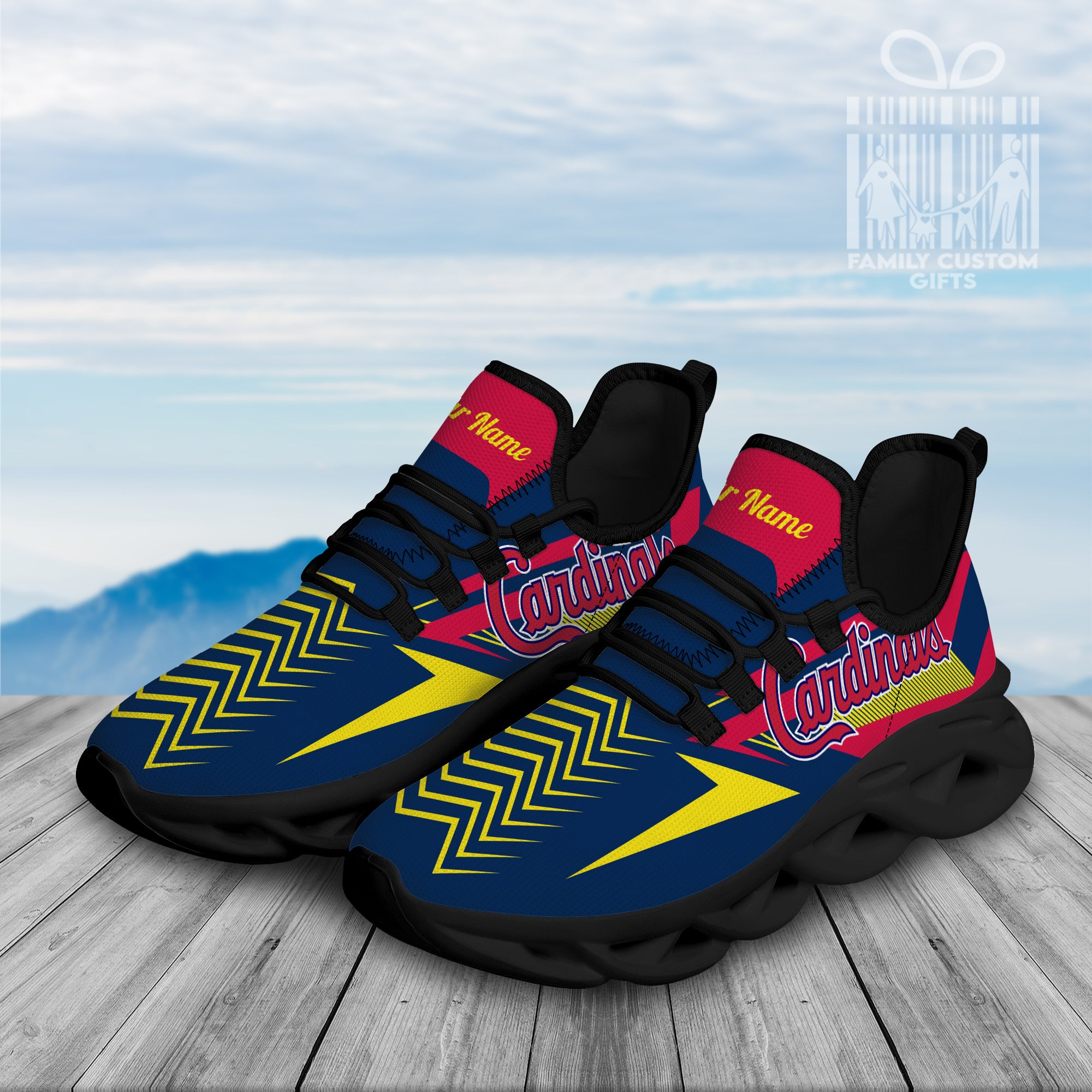 St Louis Cardinals Custom Baseball Personalized Max Soul Sneakers Running Sport Shoes for Men Women