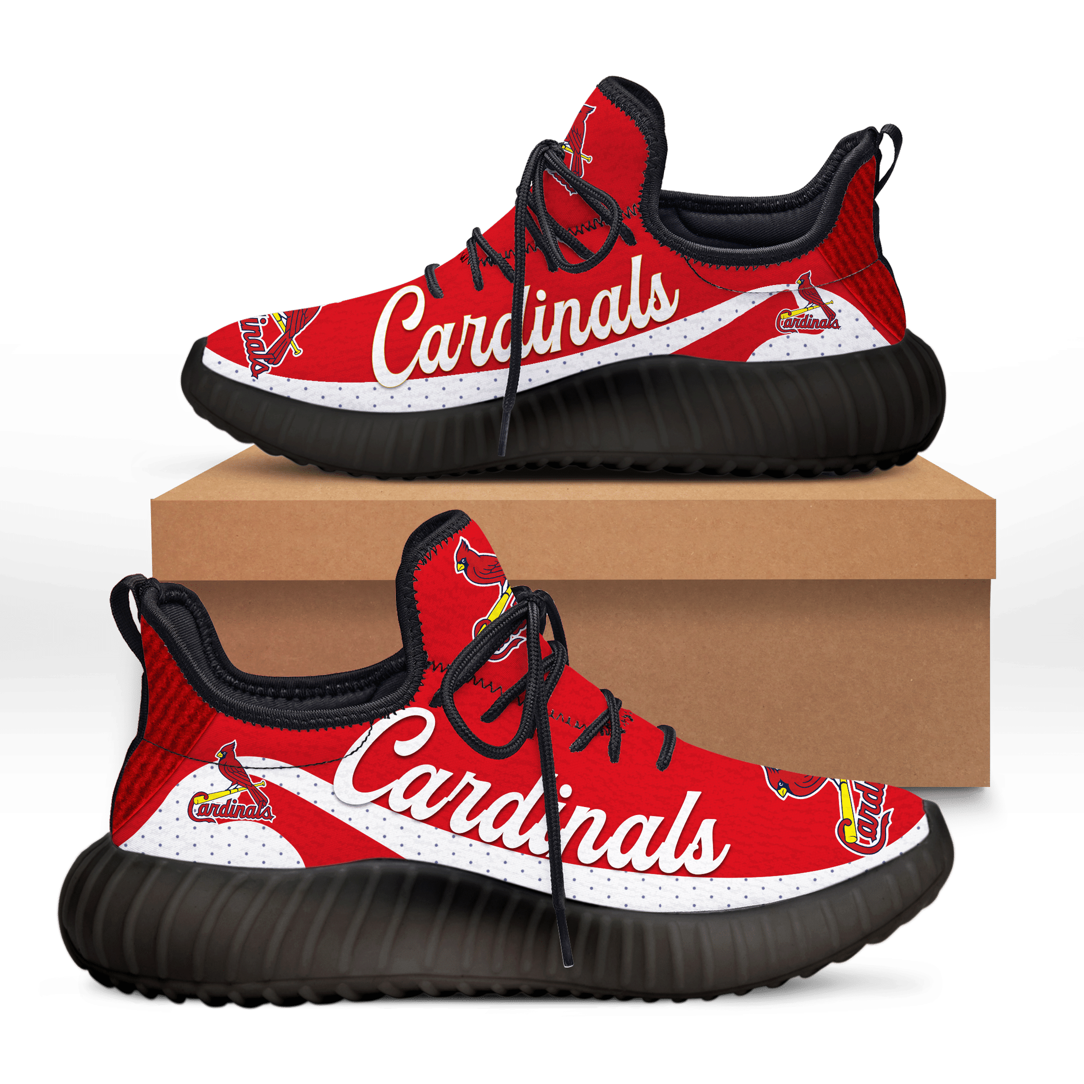 St. Louis Cardinals 2022 YZ Shoes - v6