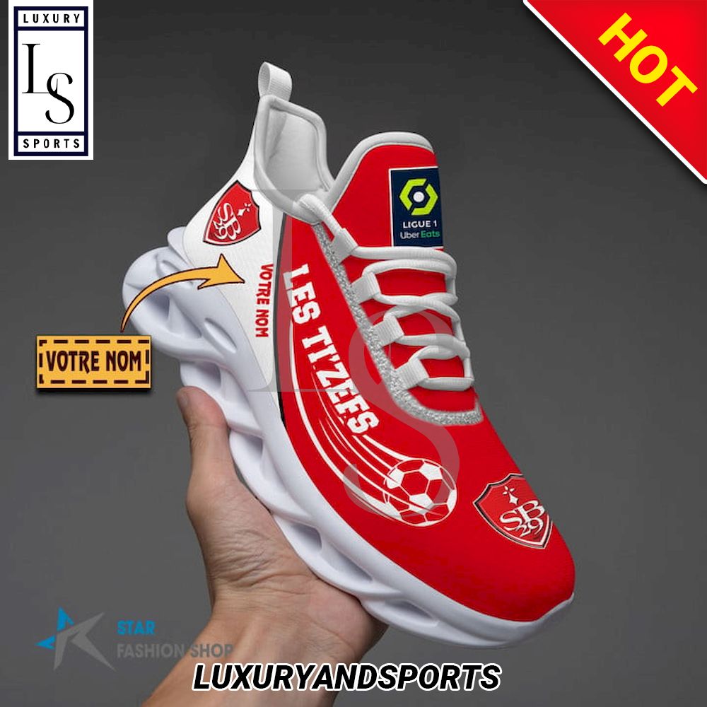 Stade Brestois 29 Ligue 1 Custom Name Max Soul Shoes
