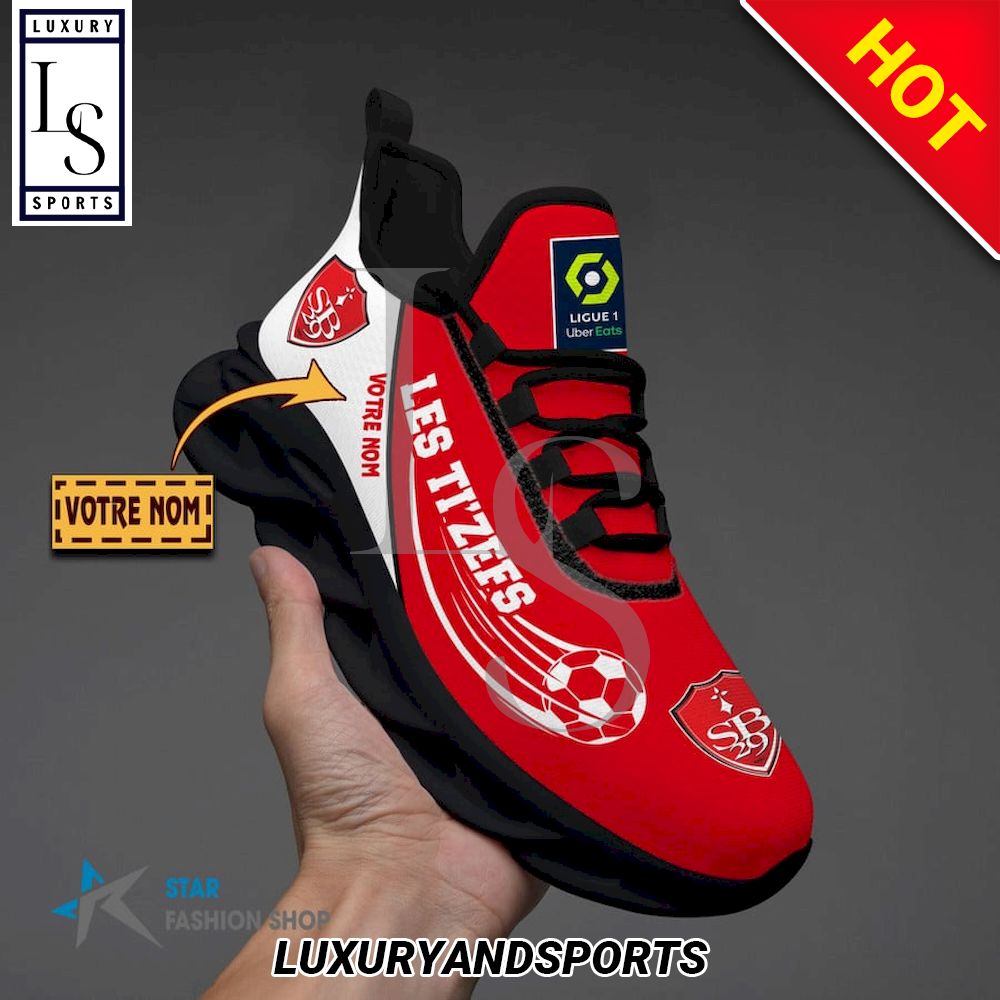 Stade Brestois 29 Ligue 1 Custom Name Max Soul Shoes