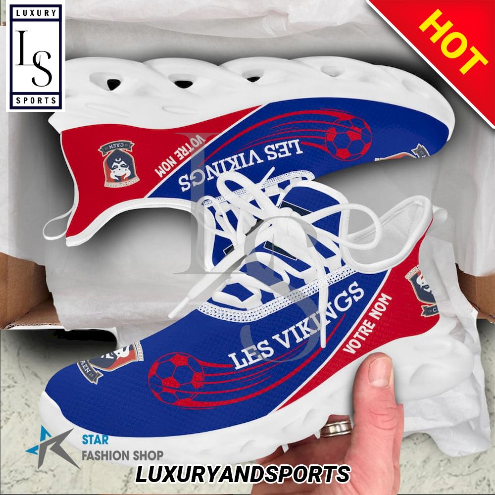 Stade Malherbe Caen Ligue 2 Custom Name Max Soul Shoes