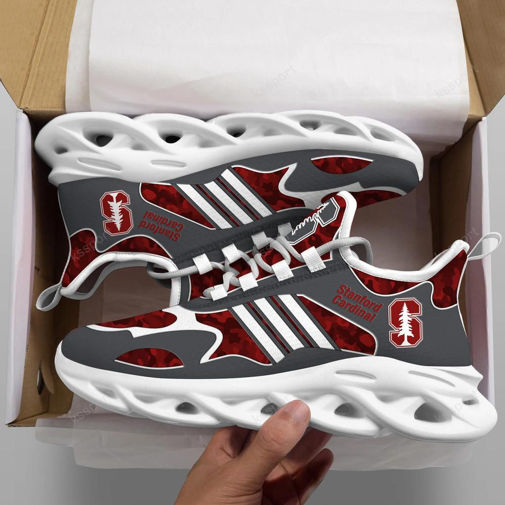 Stanford Cardinal Max Soul Clunky, Camo Running Sneakers For Fan Ever