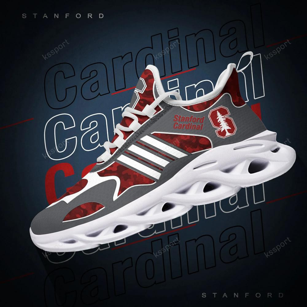 Stanford Cardinal Max Soul Clunky, Camo Running Sneakers For Fan Ever