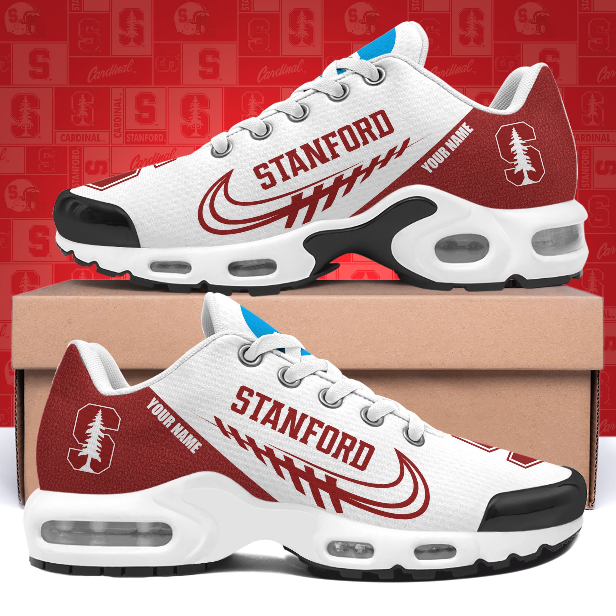 Stanford Cardinal TN Shoes Custom Your Name 514