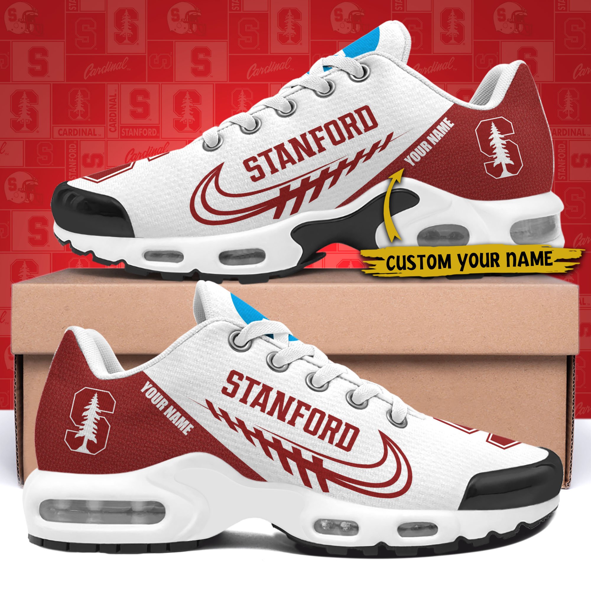 Stanford Cardinal TN Shoes Custom Your Name 514