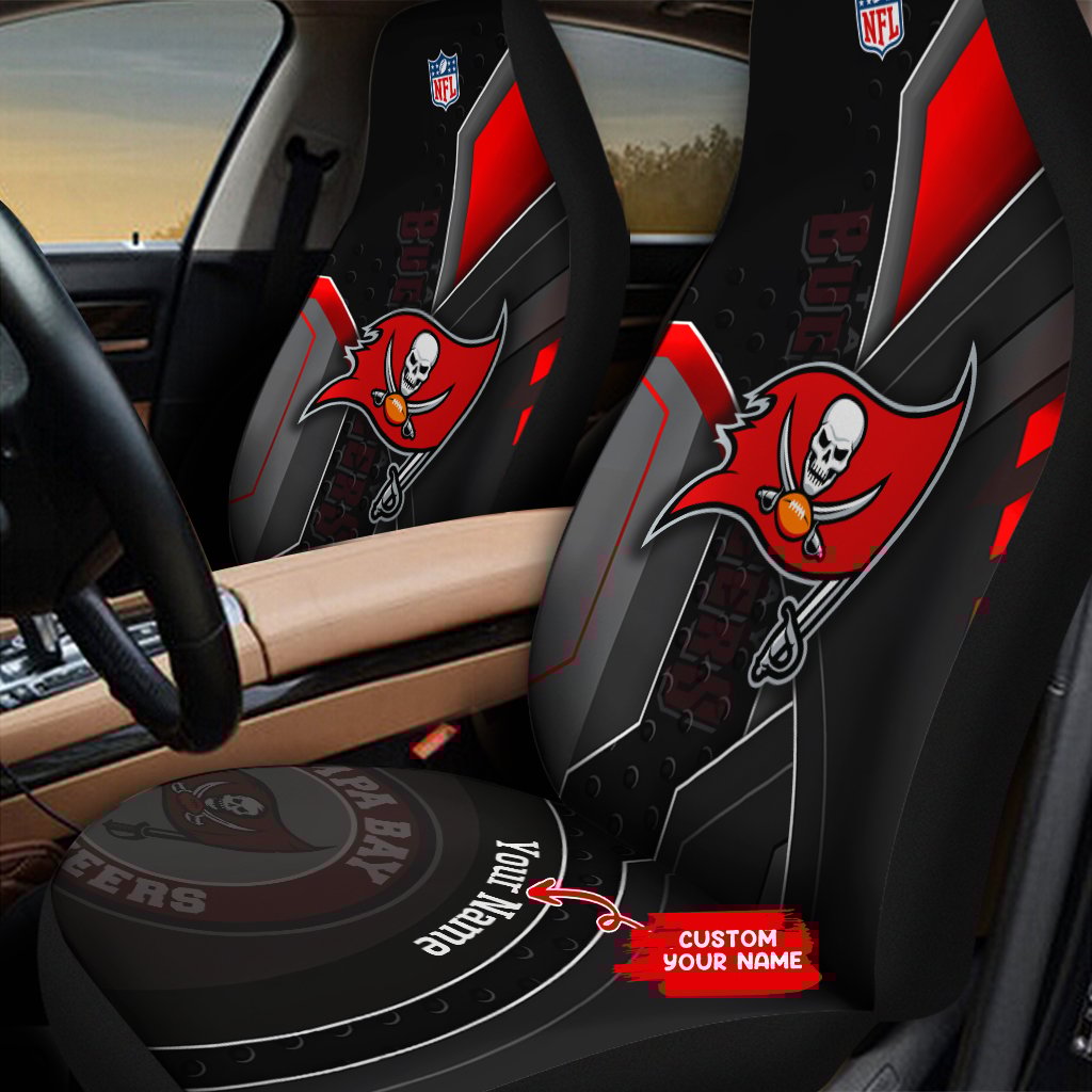 Tampa Bay Buccaneers Personalized Car Seat Covers BGCSC629