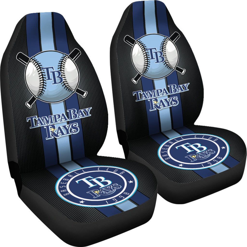 Tampa Bay Rays Car Seat Covers MBL Baseball Ph220914-28