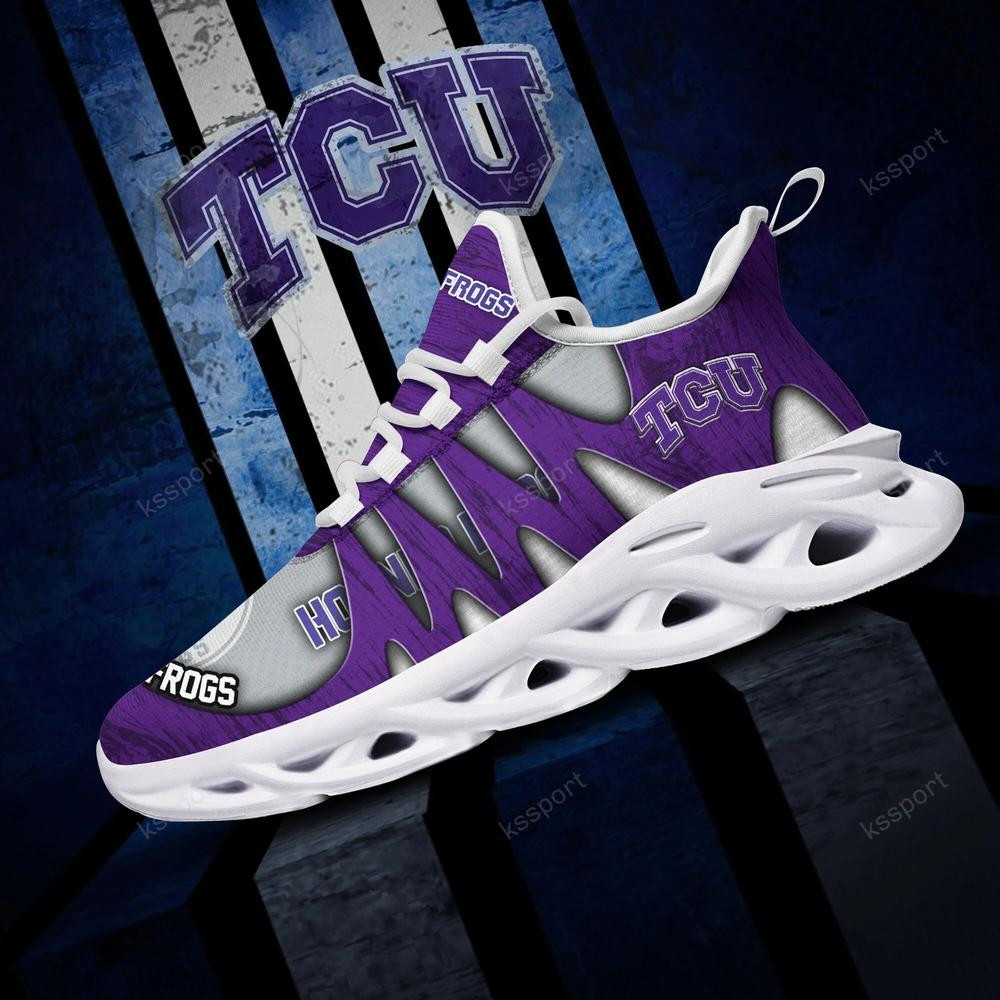 TCU Horned Frogs Max Soul Shoes, Running Sneakers