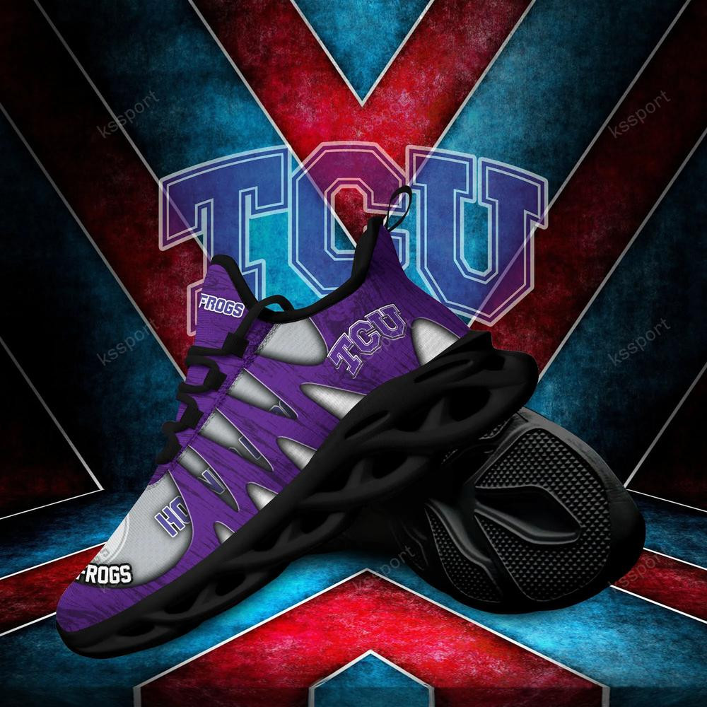 TCU Horned Frogs Max Soul Shoes, Running Sneakers