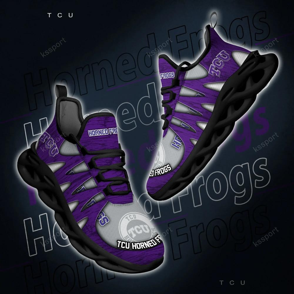 TCU Horned Frogs Max Soul Shoes, Running Sneakers