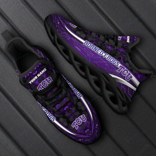 TCU Horned Frogs Personalized YZ Running Sneakers