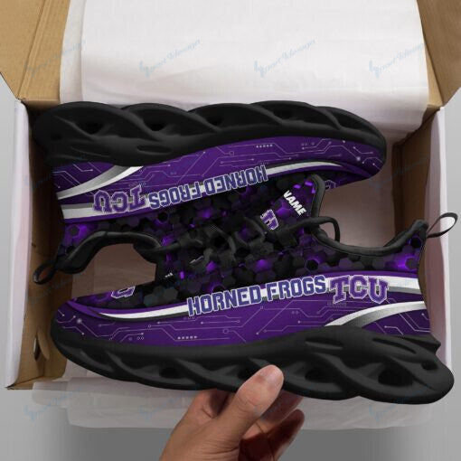 TCU Horned Frogs Personalized YZ Running Sneakers
