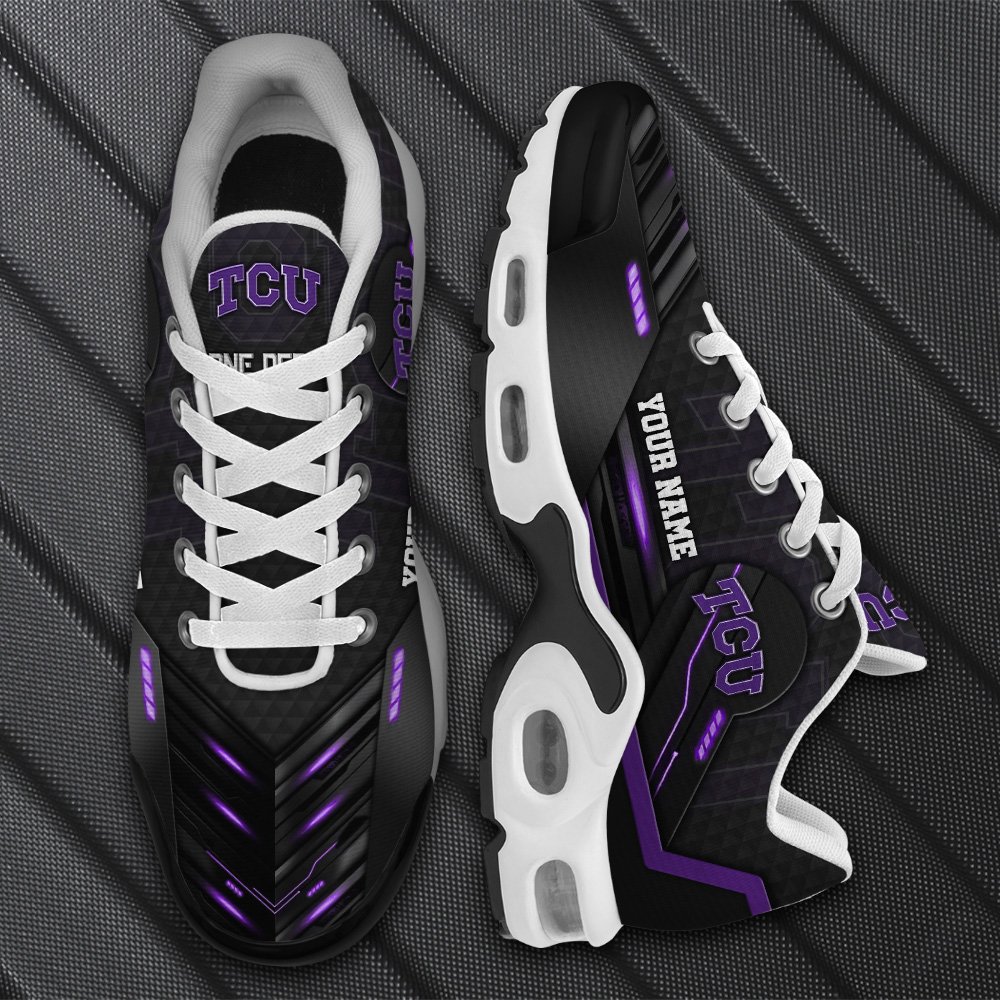 TCU Horned Frogs TN Shoes 2026 Version Personalized Your Name, Sport Shoes, Gifts For Sport Fans, Gifts For Him PH897