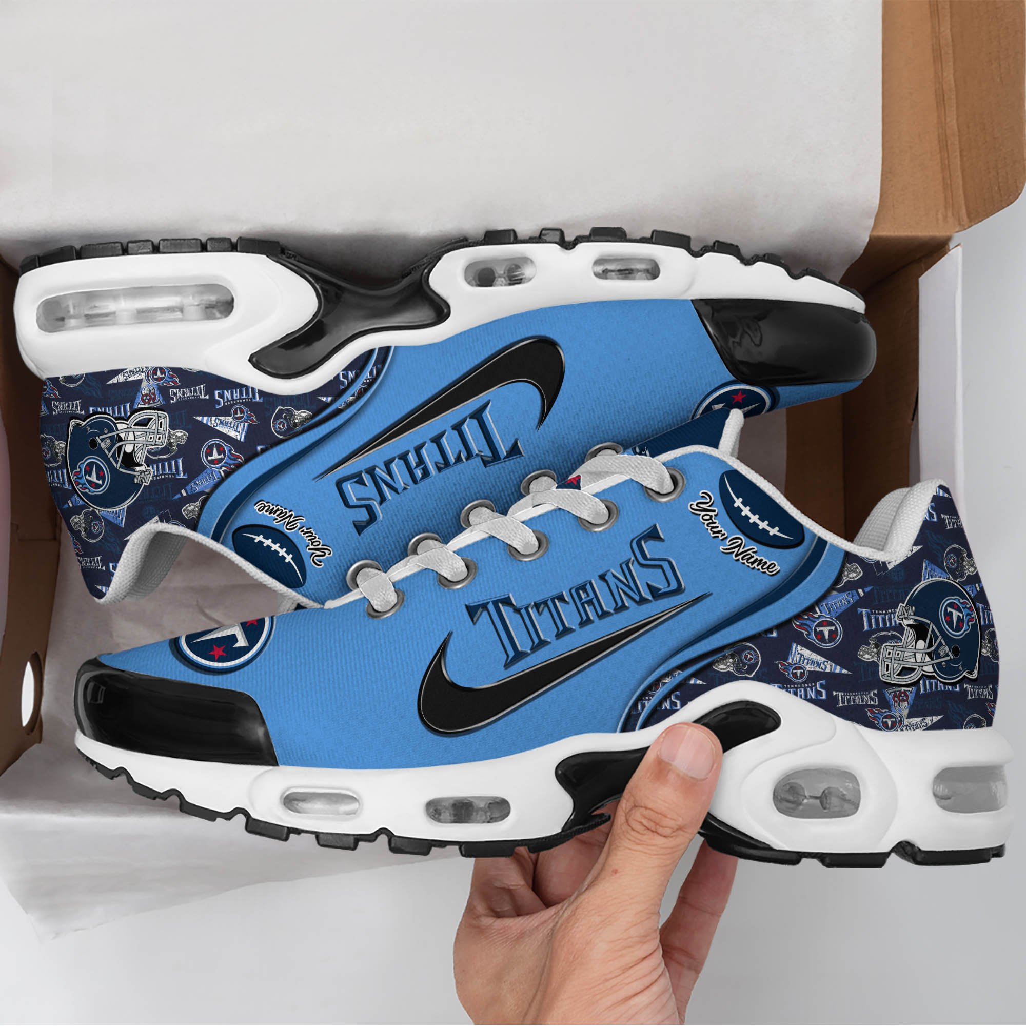 Tennessee Titans TN Shoes 2026 Version Custom Your Name 499