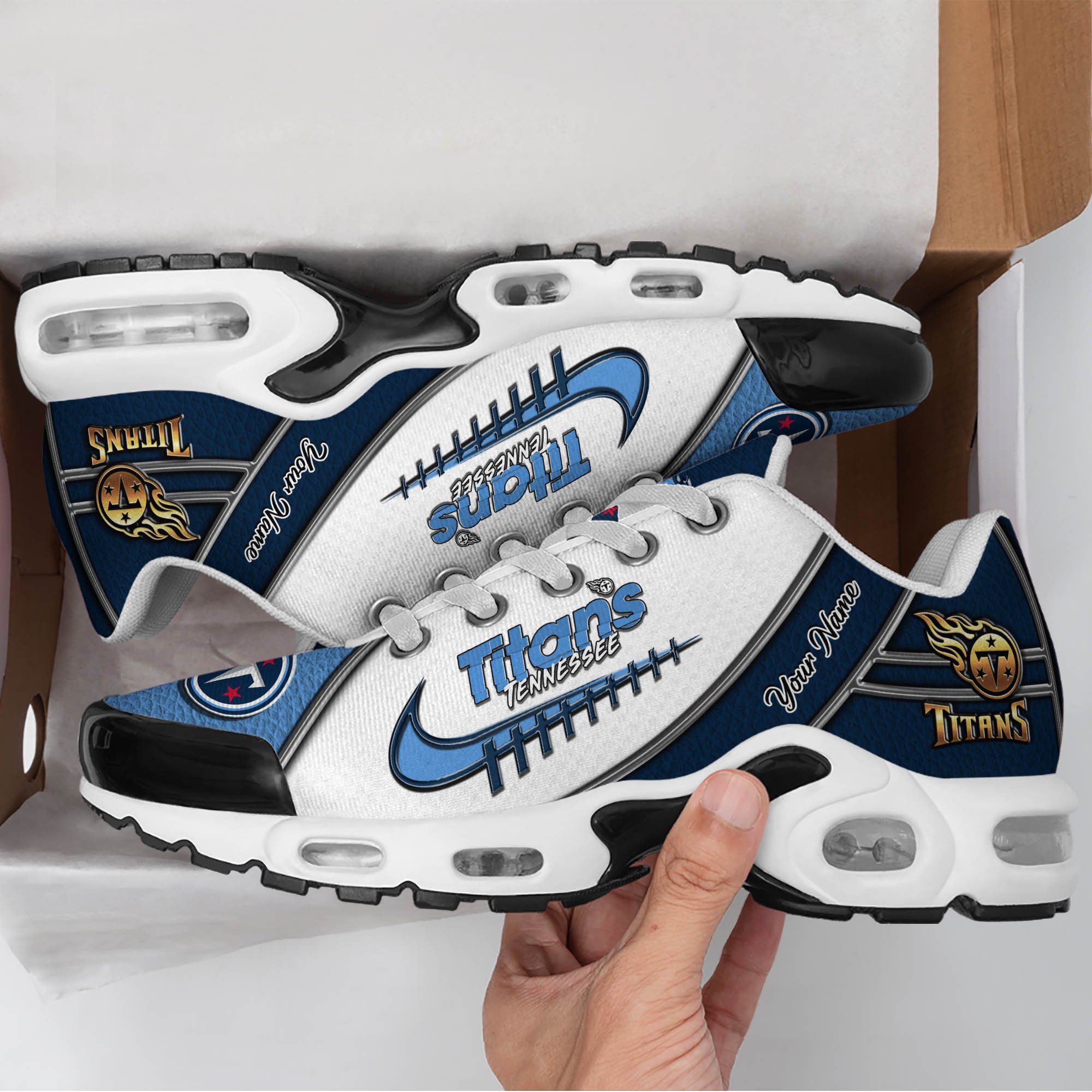 Tennessee Titans TN Shoes 2026 Version Custom Your Name, Football Team Shoes 516