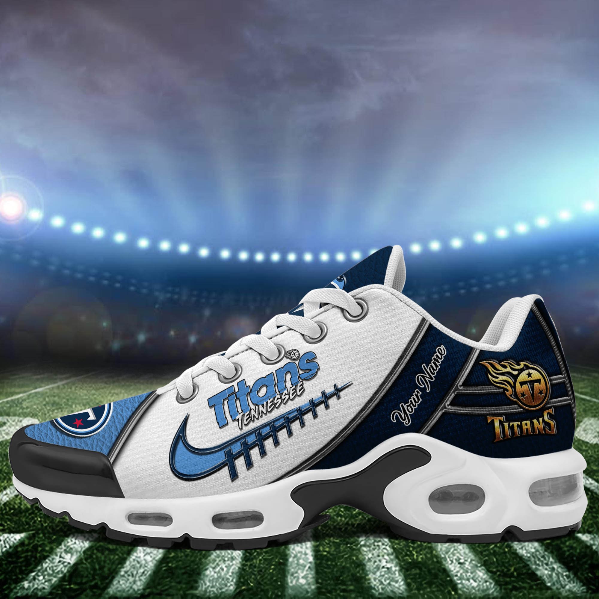 Tennessee Titans TN Shoes 2026 Version Custom Your Name, Football Team Shoes 516