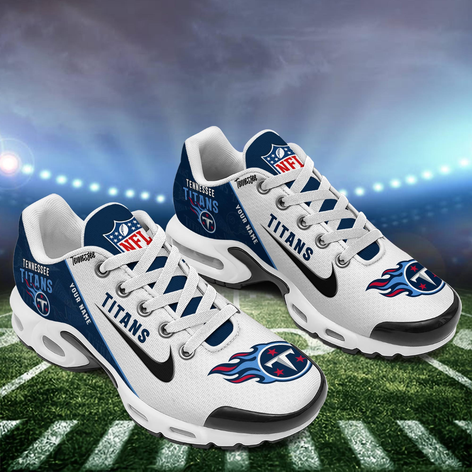 Tennessee Titans TN Shoes 2026 Versions Custom Your Name 670