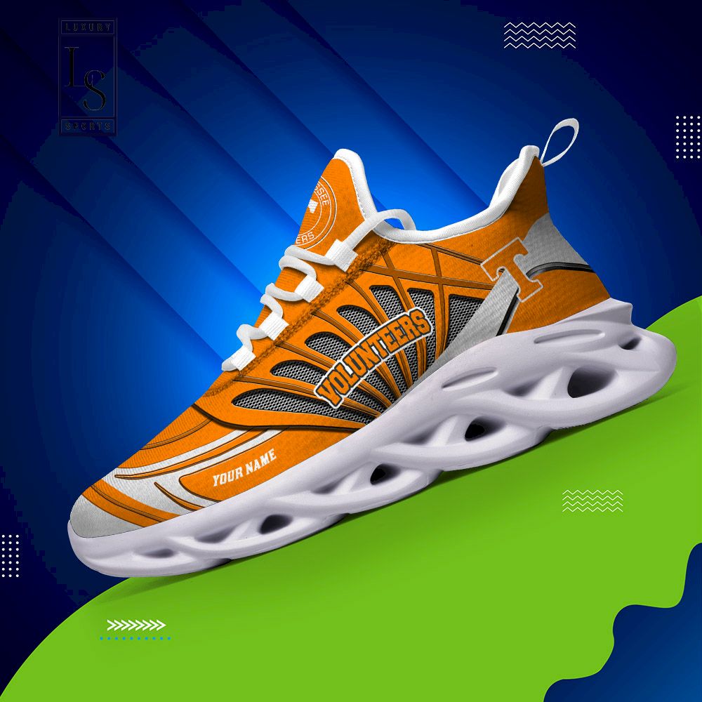 Tennessee Volunteers Custom Name Max Soul Shoes
