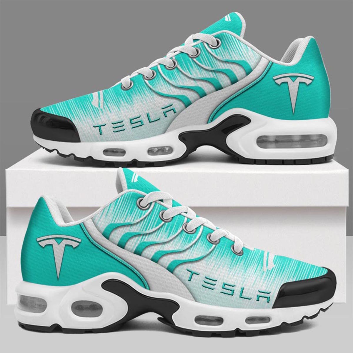 Tesla Custom Name Sport Shoes VS9
