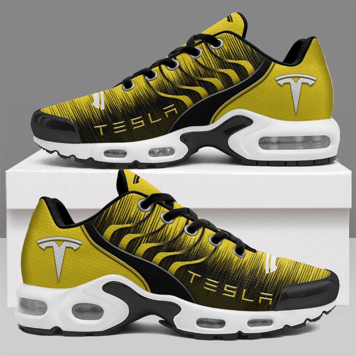 Tesla Custom Name Sport Shoes VS9
