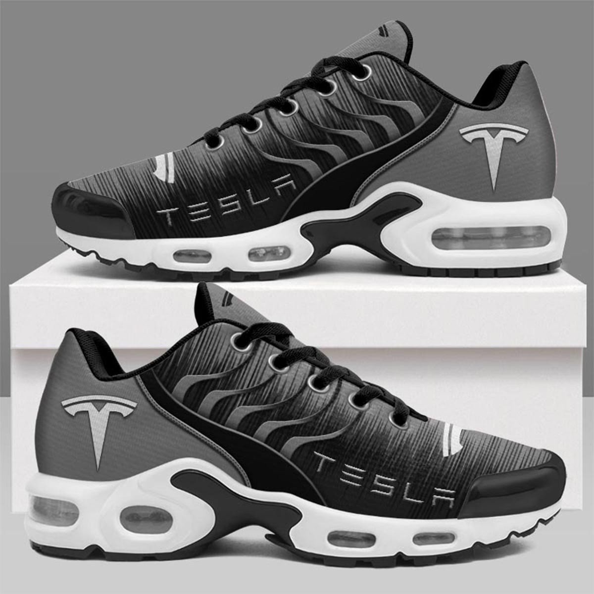 Tesla Custom Name Sport Shoes VS9