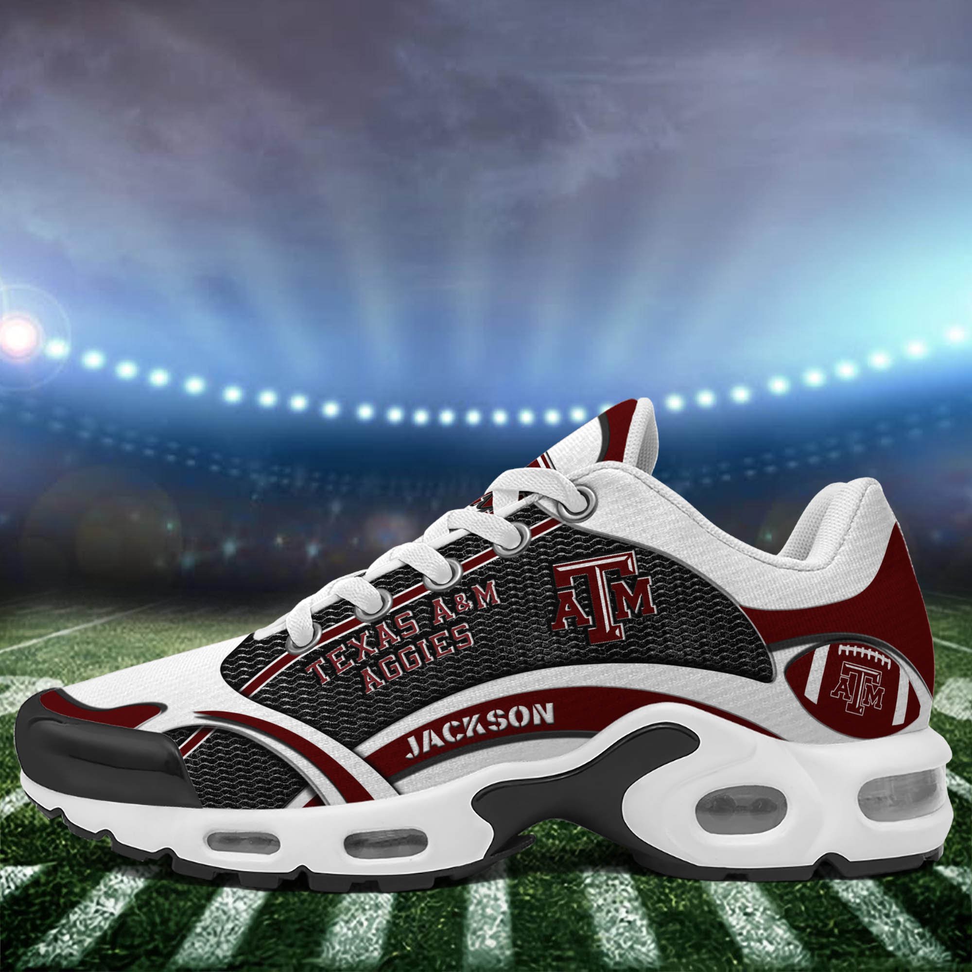 Texas A#038M Aggies Team TN Shoes 2026 Version Custom Name 889