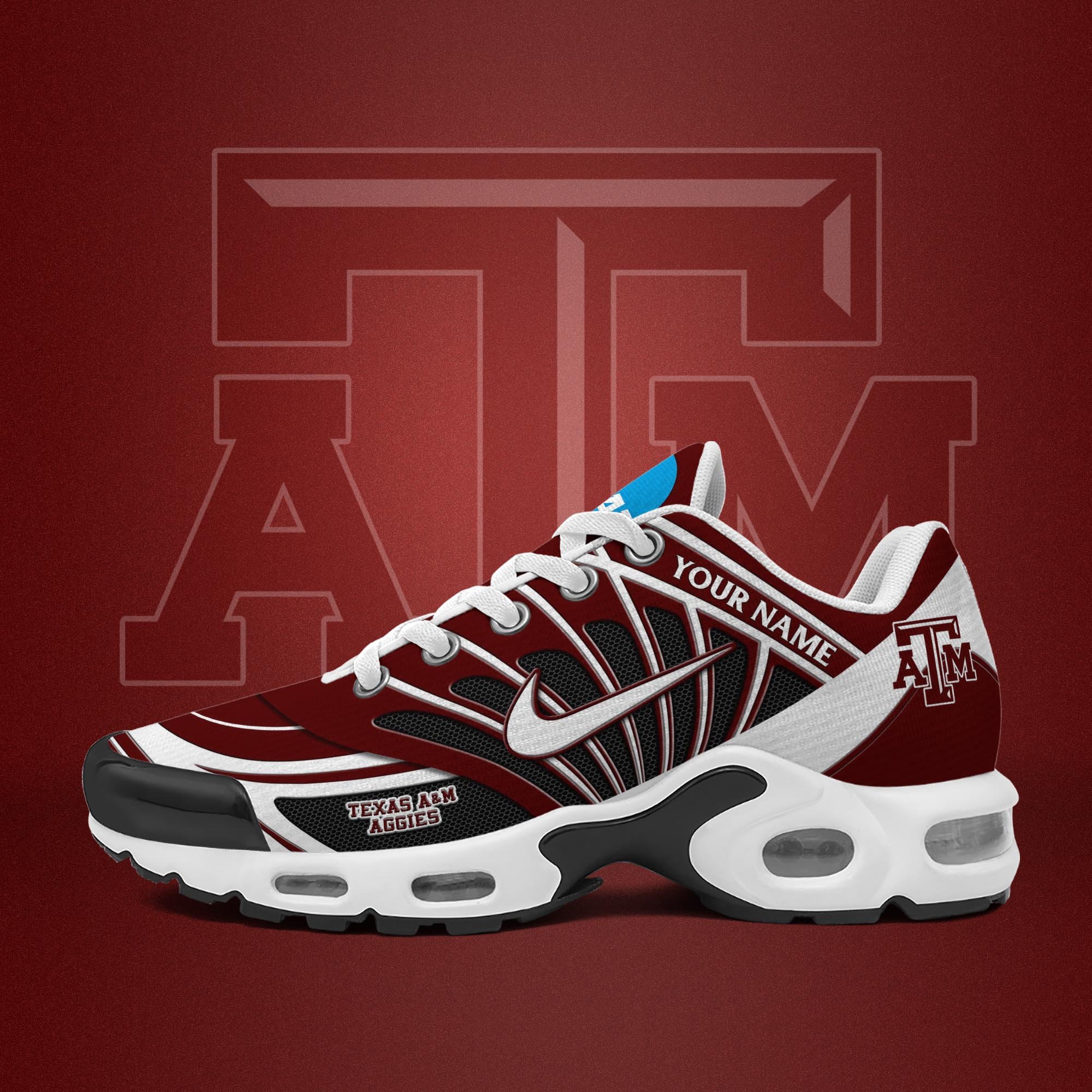 Texas A#038M Aggies TN Shoes 2026 Version Custom Name