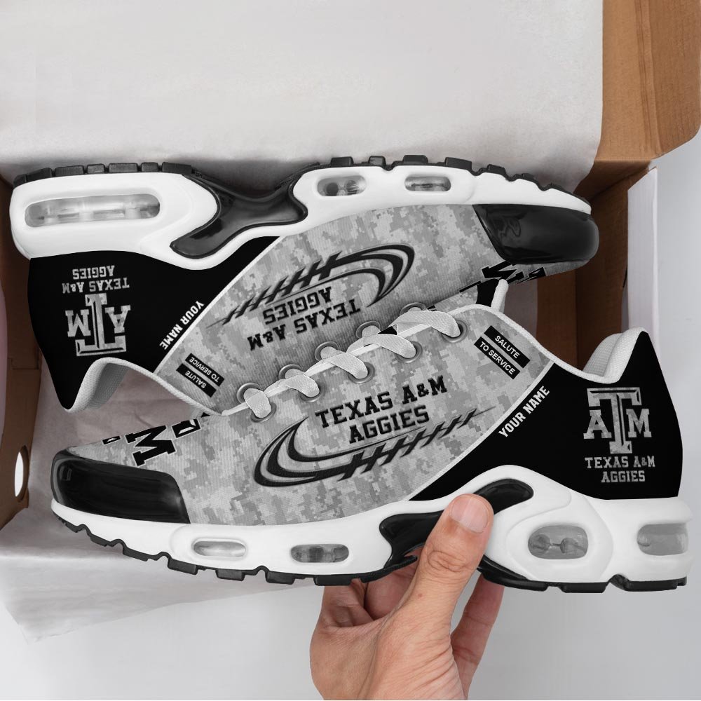 Texas A#038M Aggies TN Shoes 2026 Version Custom Name, Camouflage Shoes PH585