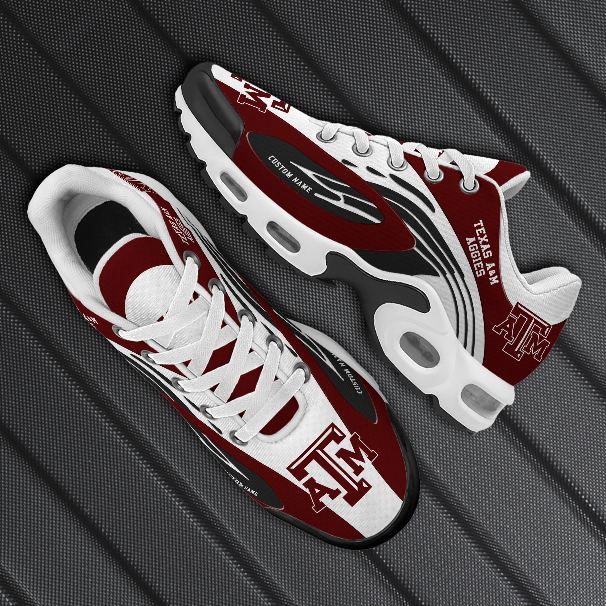 Texas A#038M Aggies TN Shoes 2026 Version Custom Your Name 026
