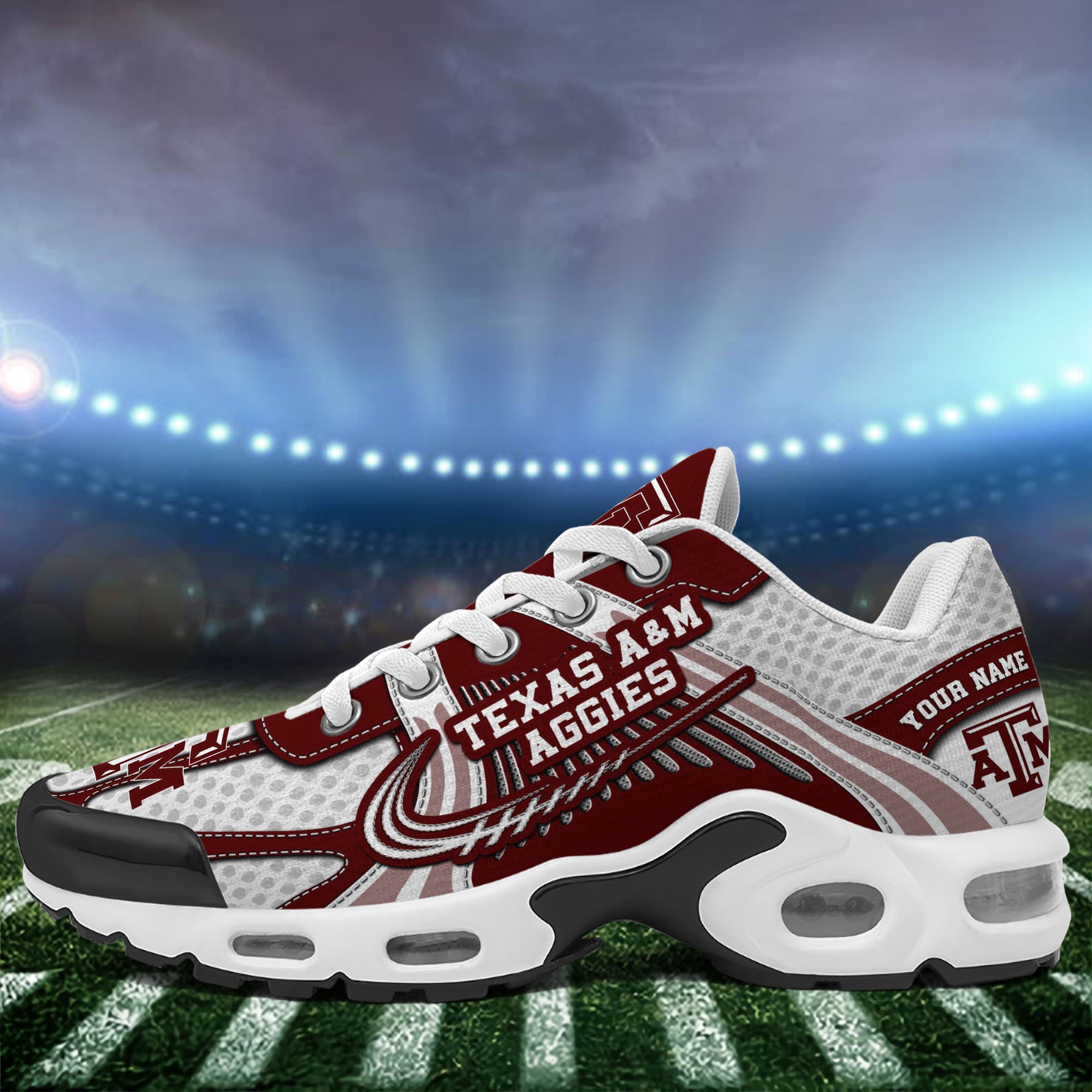 Texas A#038M Aggies TN Shoes Custom Your Name, Sport Shoes