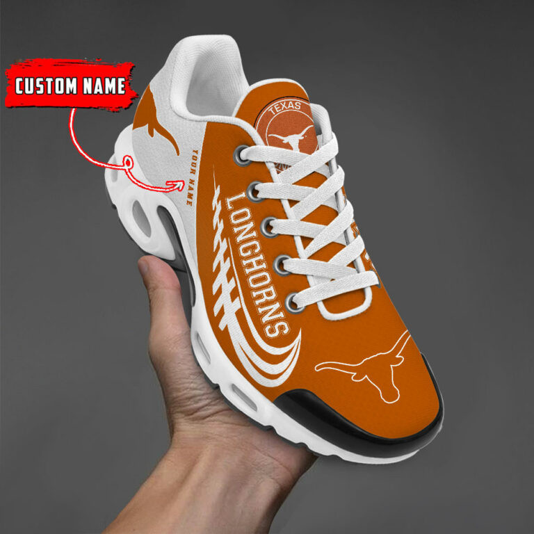 Texas Longhorns Personalized TN Air Max Shoes Air Cushion Sneakers