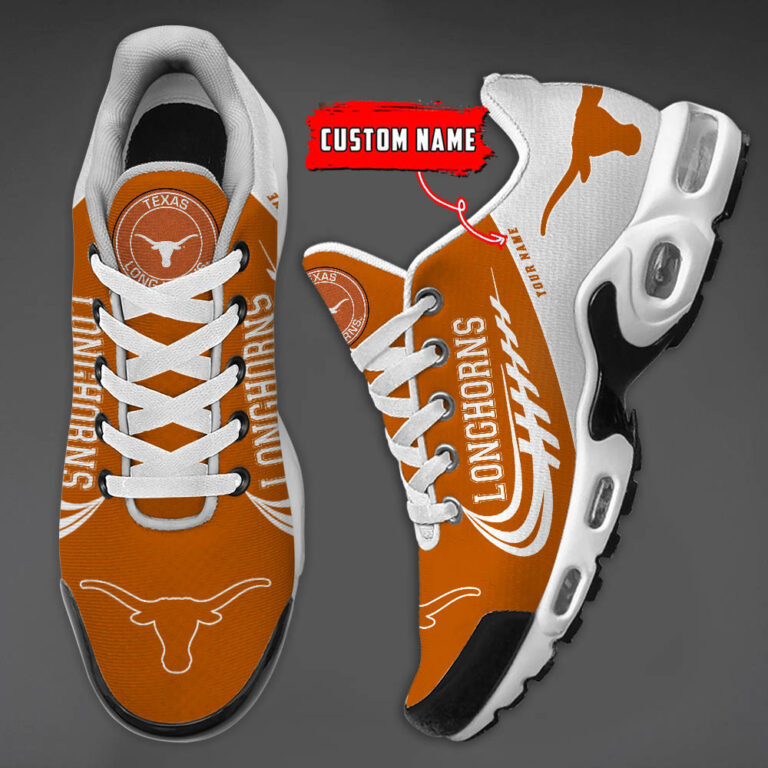 Texas Longhorns Personalized TN Air Max Shoes Air Cushion Sneakers