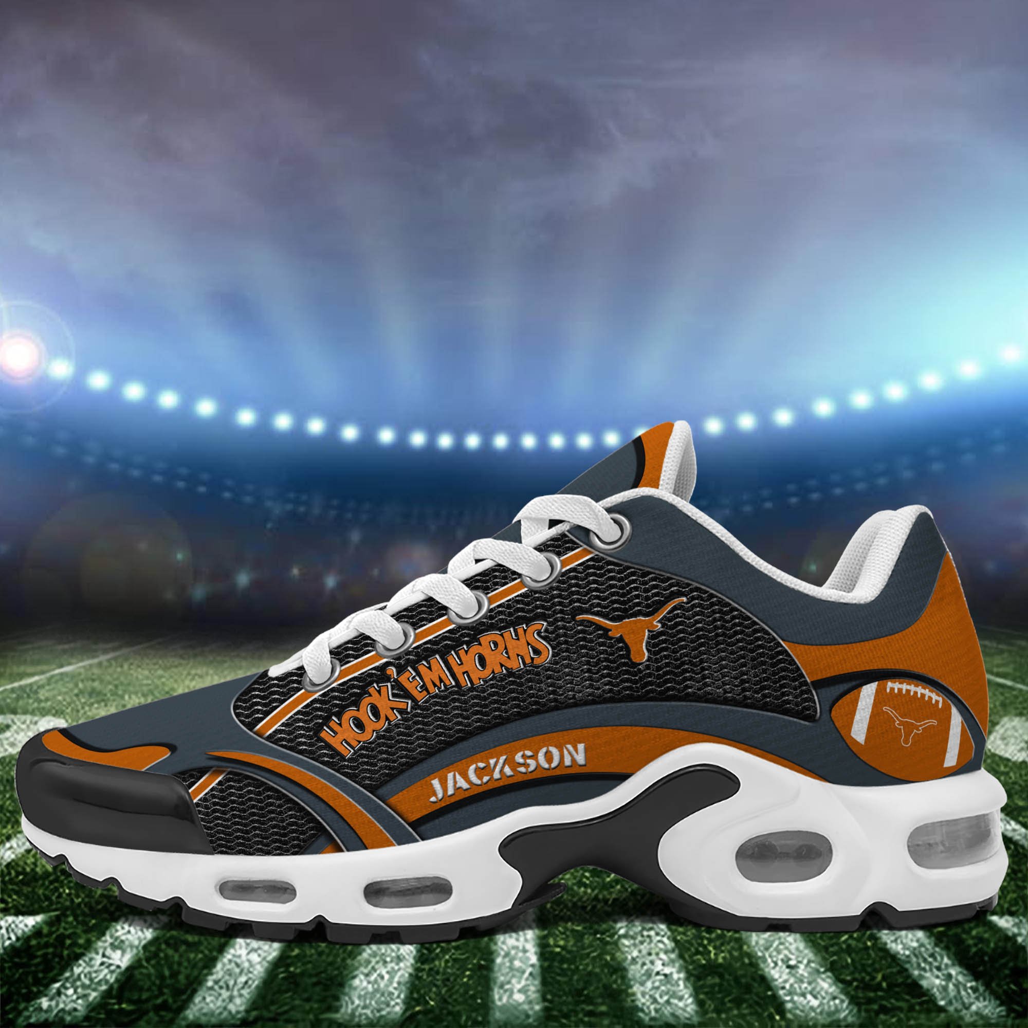Texas Longhorns Team TN Shoes 2026 Version Custom Name 889
