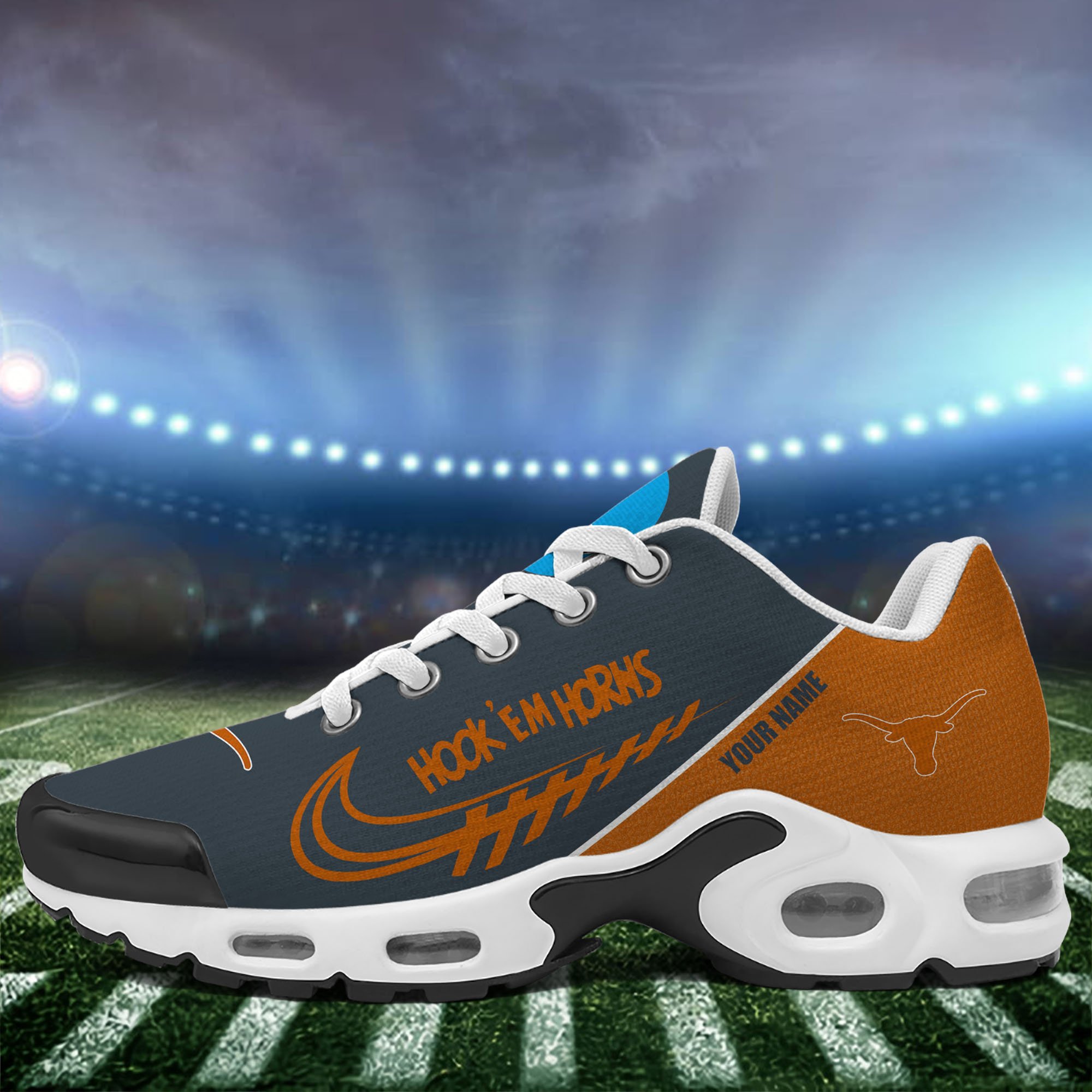 Texas Longhorns TN Shoes Custom Your Name 514